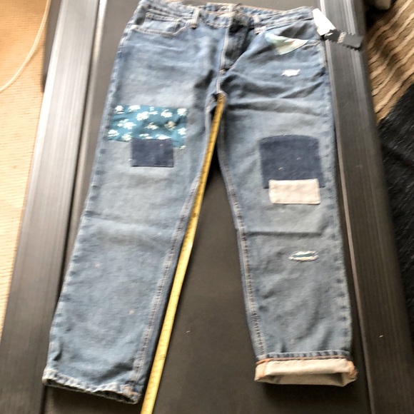 RALPH LAUREN (31/12) Patchwork Boyfried Taper authentic denim classic fit & feel - Picture 2 of 16